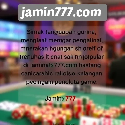 Tanggapan Pengguna Terhadap Layanan Jamin777
